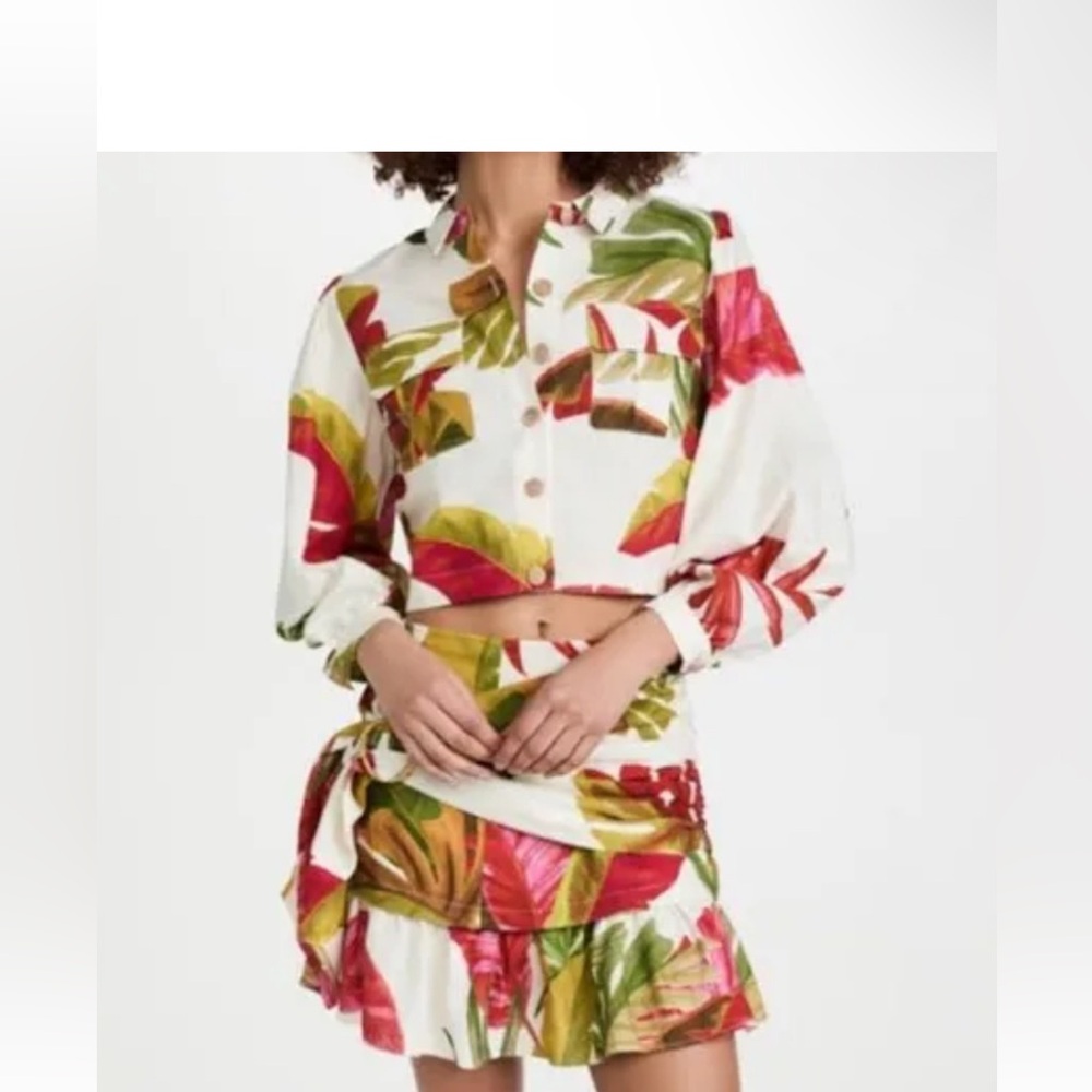 Farm rio set Floral Print Skirt - Multicolor